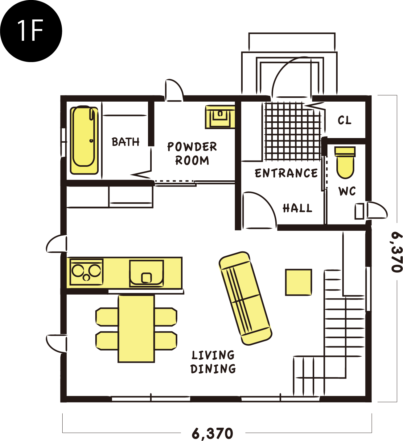 間取り図1F