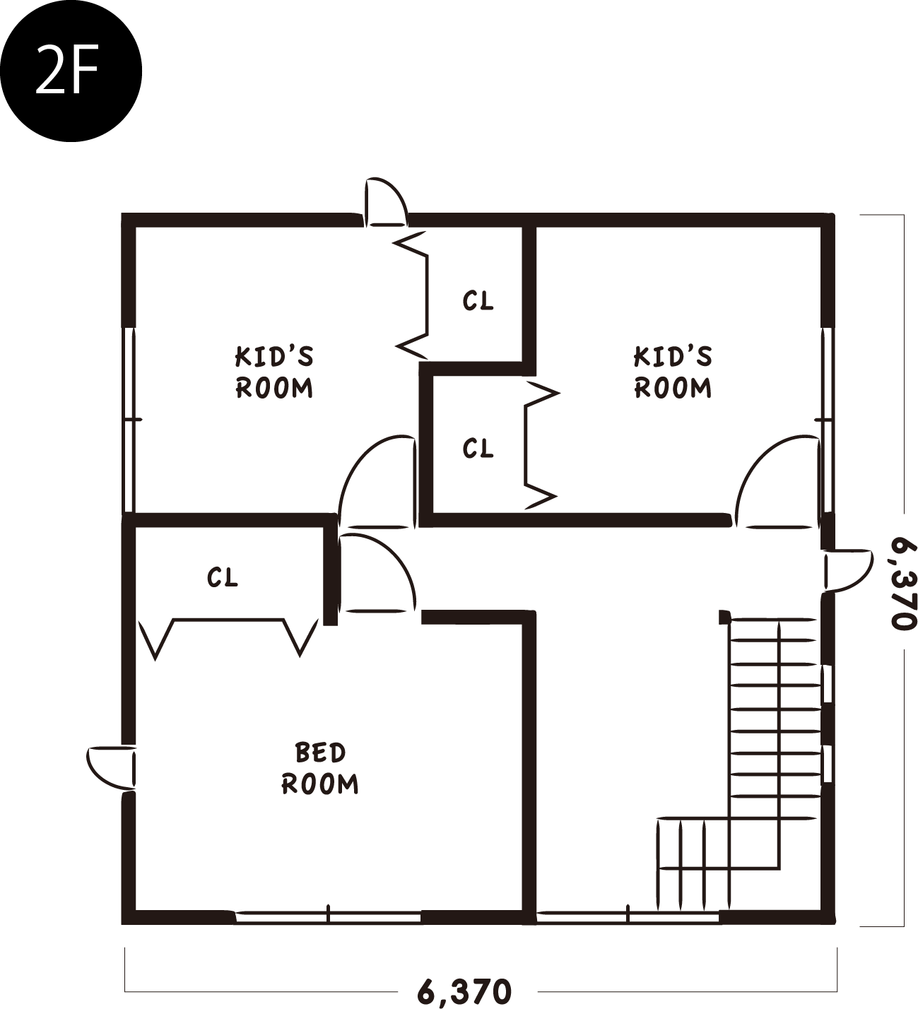 間取り図2F
