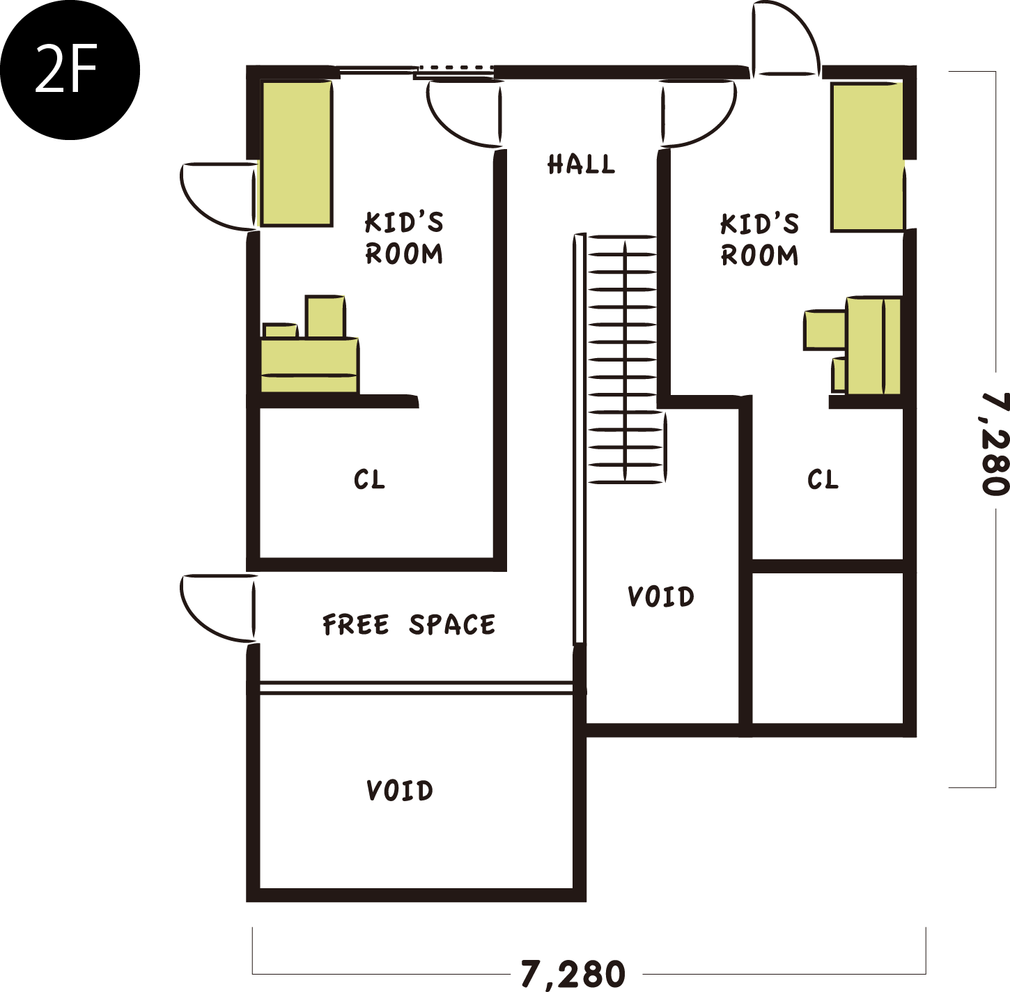 間取り図F2