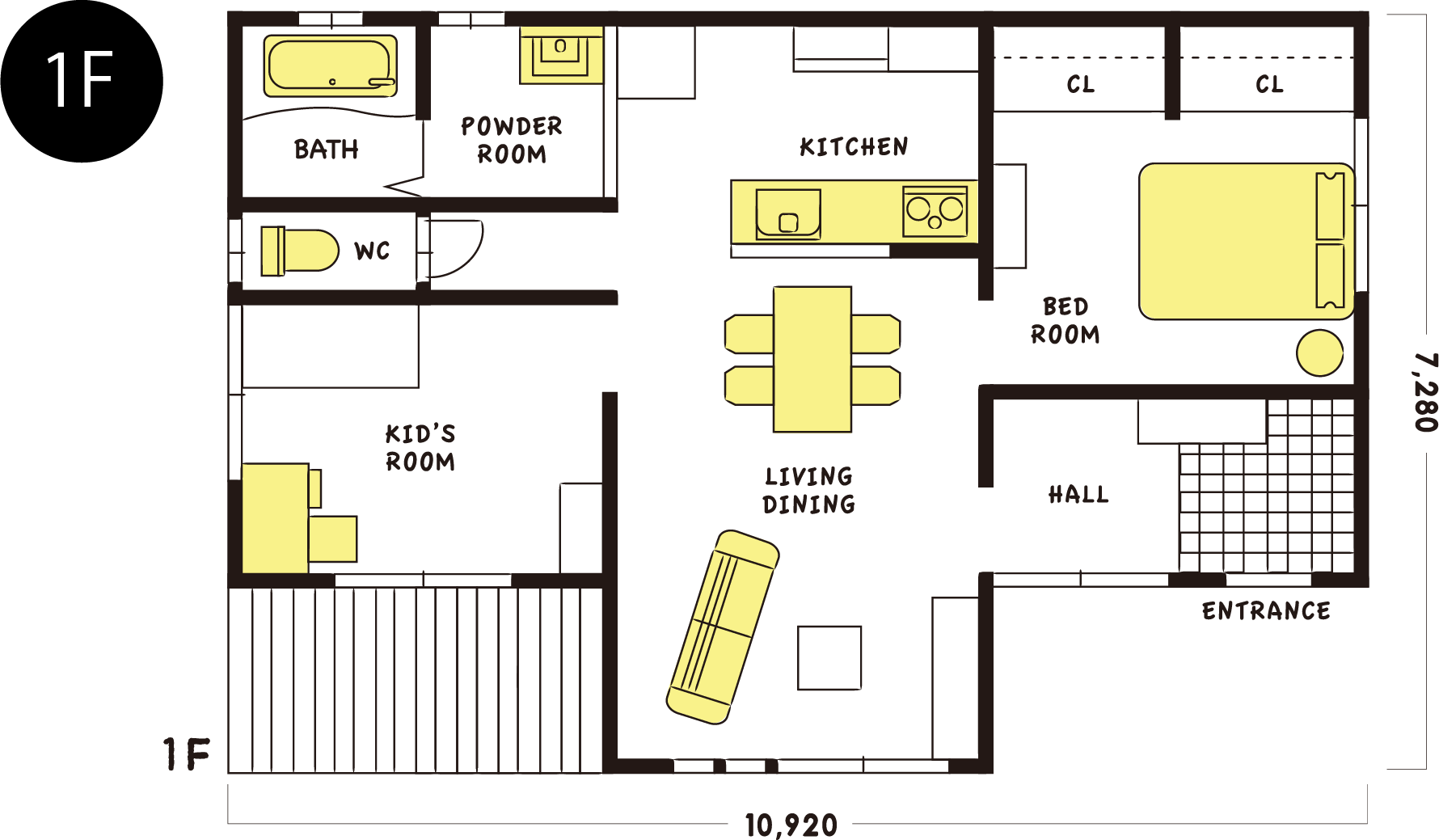 間取り図1F